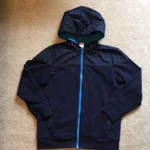Gymboree size 7/8 Navy jacket w/bright blue zip